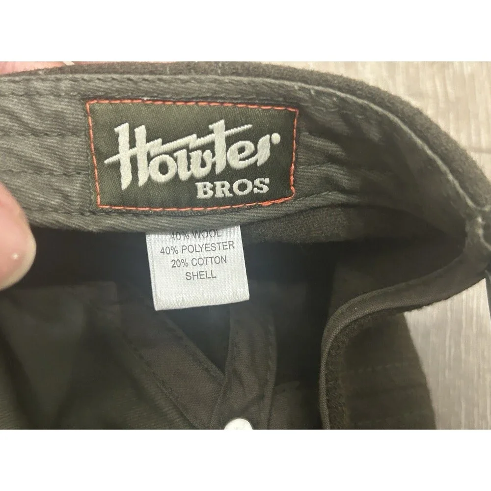 Howler Brothers Big HB Snapback Hat Mens One Size Adjustable Cap Wool Blend